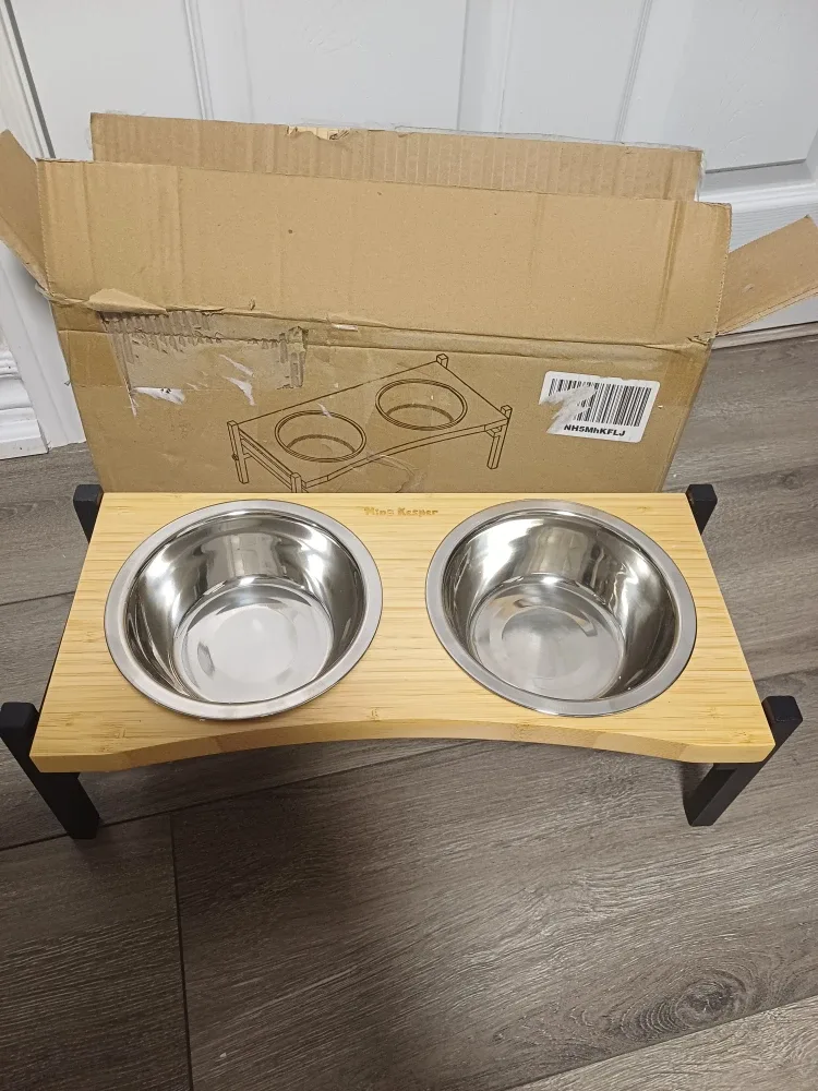 Mini Kesper Elevated Pet Bowls image indicator(4)