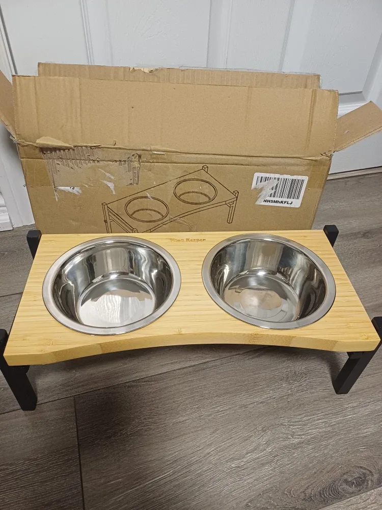 Mini Kesper Elevated Pet Bowls image indicator(7)