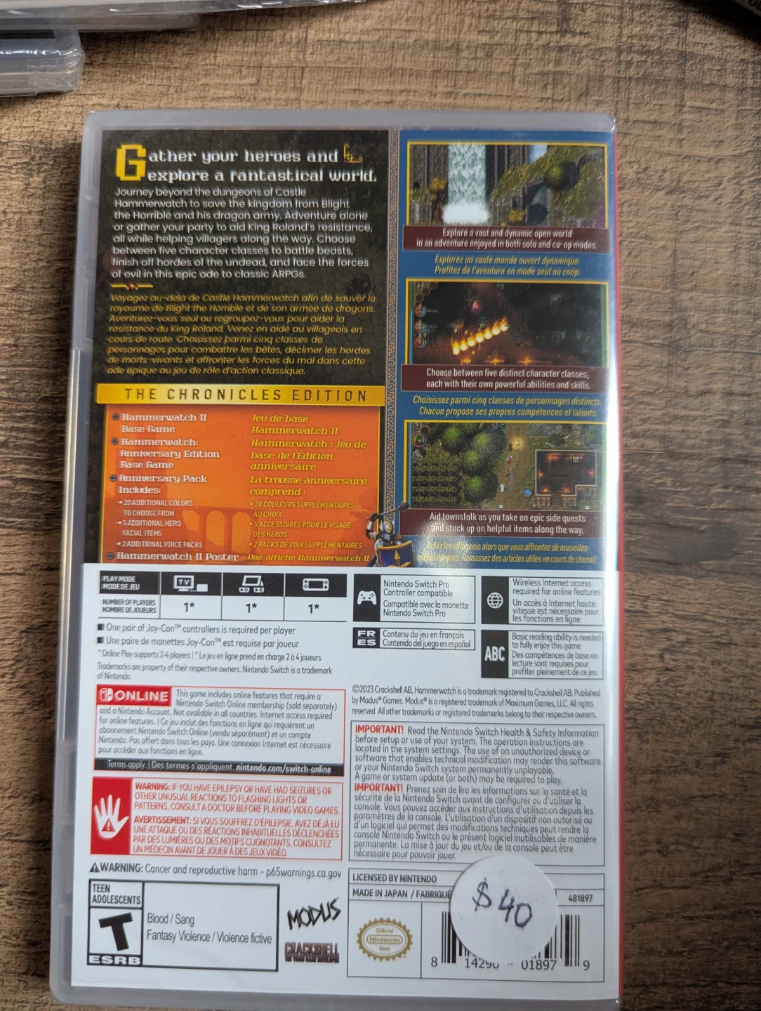 Nintendo switch Hammerwatch 2 - photo 2