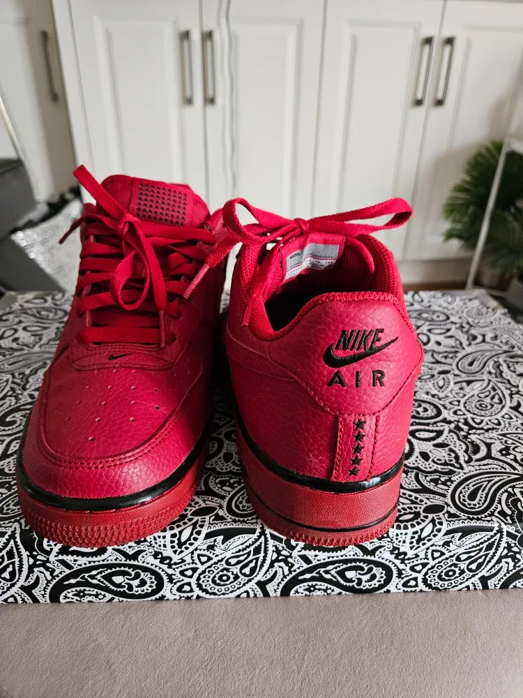 Nike Air Force 1 Red Sneakers image indicator(2)