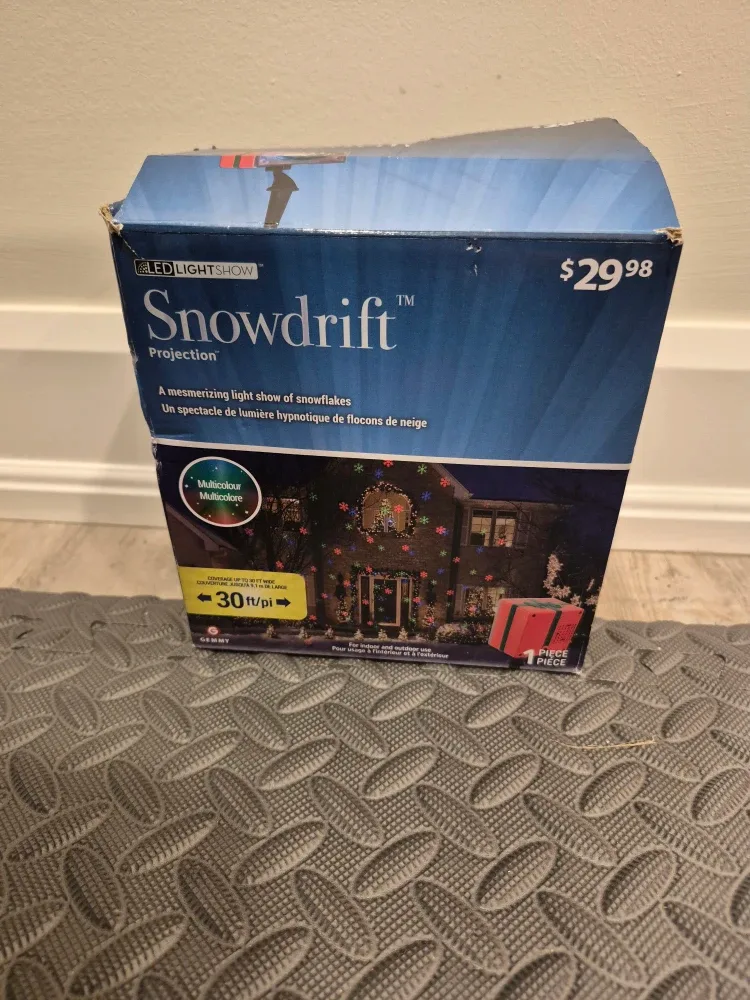 LED Lightshow Snowdrift Projection Light image indicator(2)