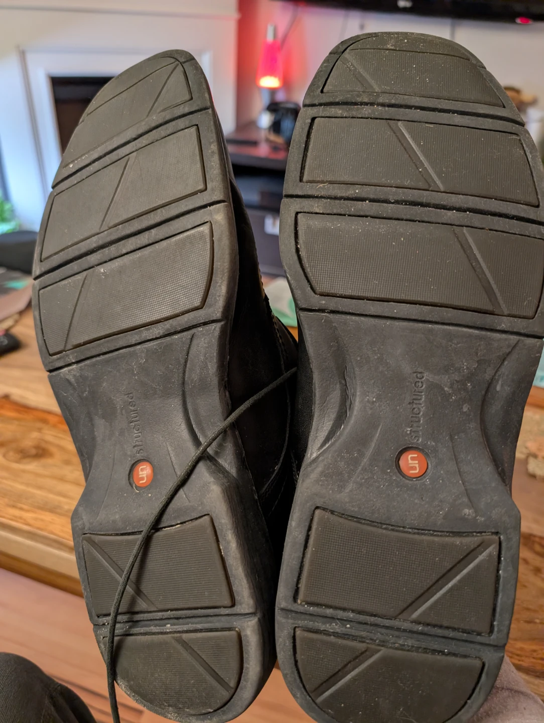 Clarks Black Leather Dress Shoes size 11.5 (#Cleanout) - photo 3