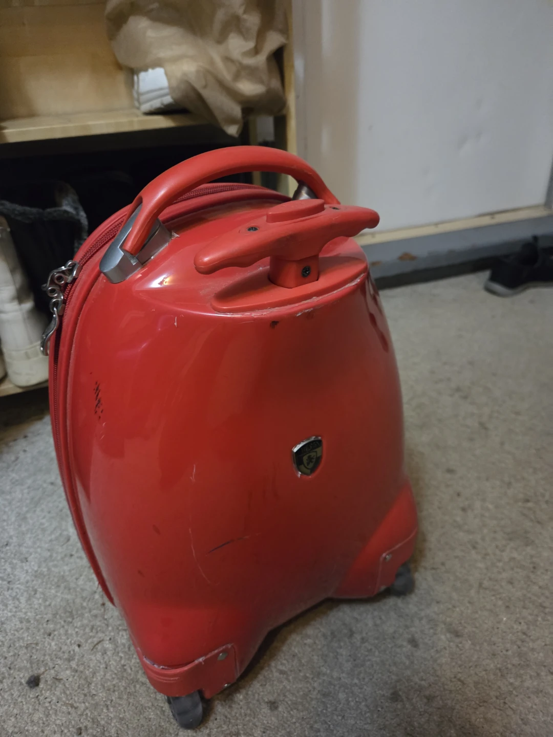 Red Lightning McQueen Rolling Luggage - photo 2