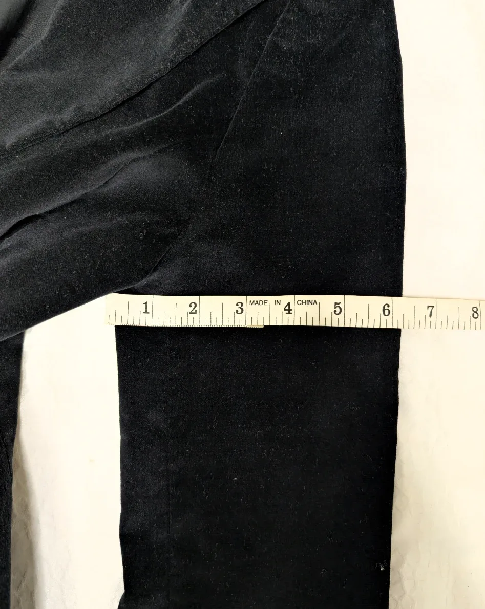 PURE by Alfred Sung Black Velvet Blazer Size S #cleanout image indicator(6)