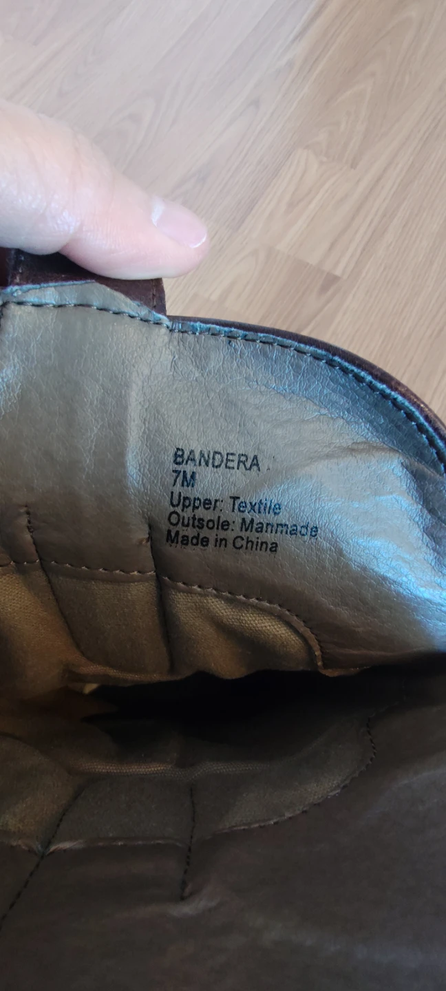 Bandera Brown Cowboy Boots Size 7M - photo 5