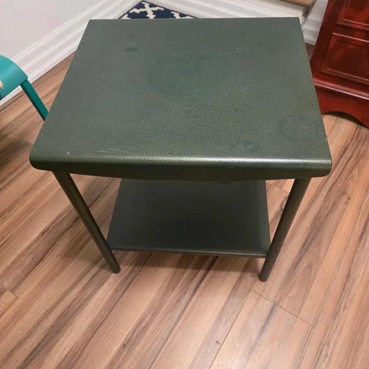 Green Side Table with Shelf image indicator(3)