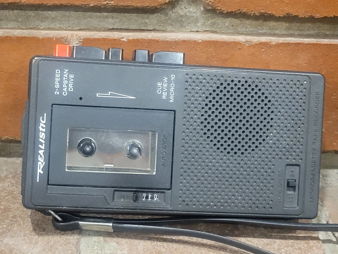 Vintage Realistic Micro-10, 2 speed Recorder