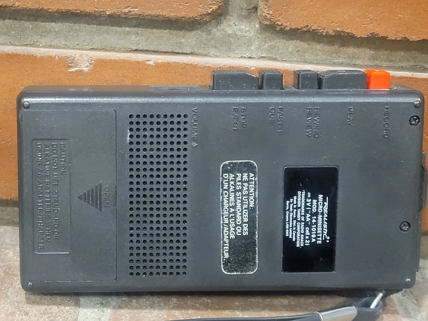 Vintage Realistic Micro-10, 2 speed Recorder - photo 4
