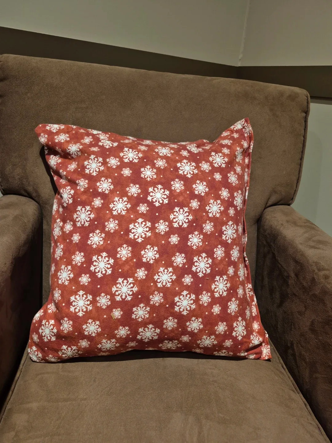 Christmas Snowflake Cushion