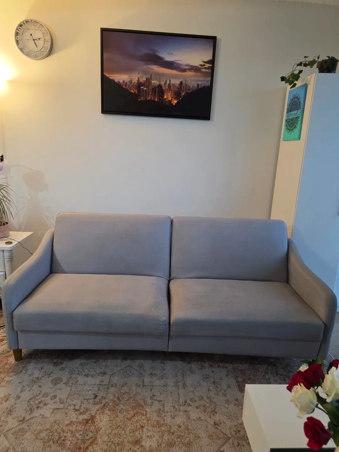 Grey Sofa Bed - Convertible Couch