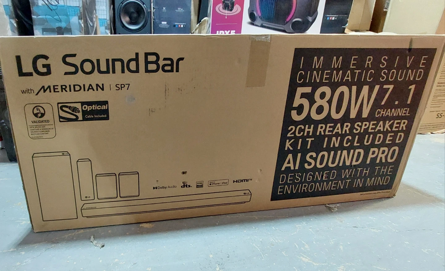 LG SP7 Sound Bar with Meridian | Karrot