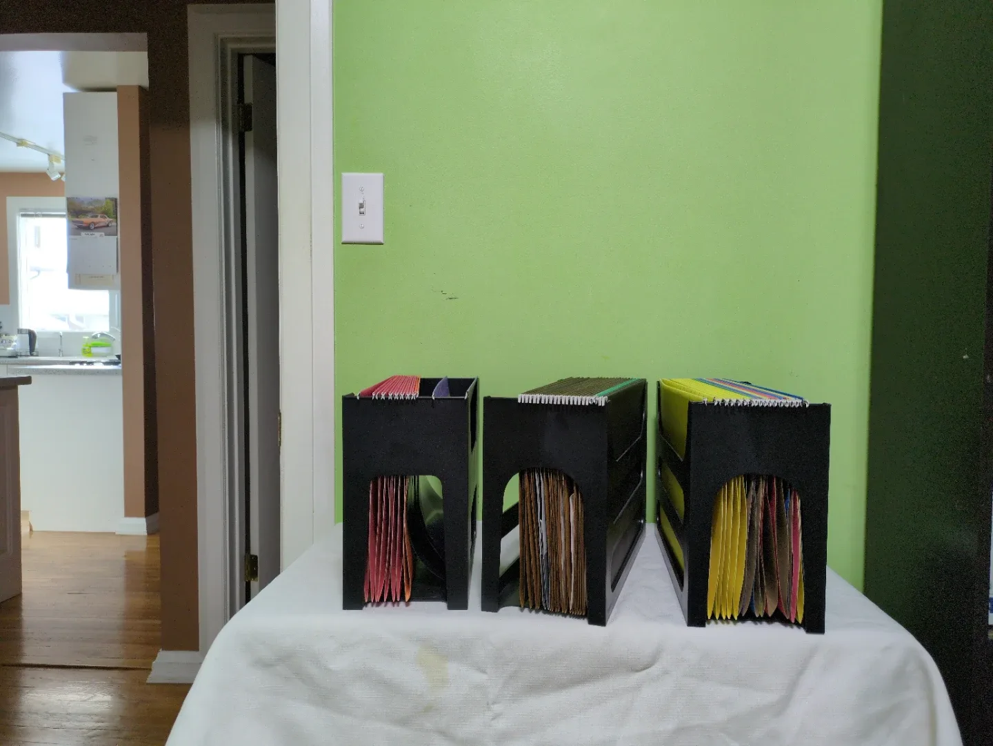 Black Desk File Organizer