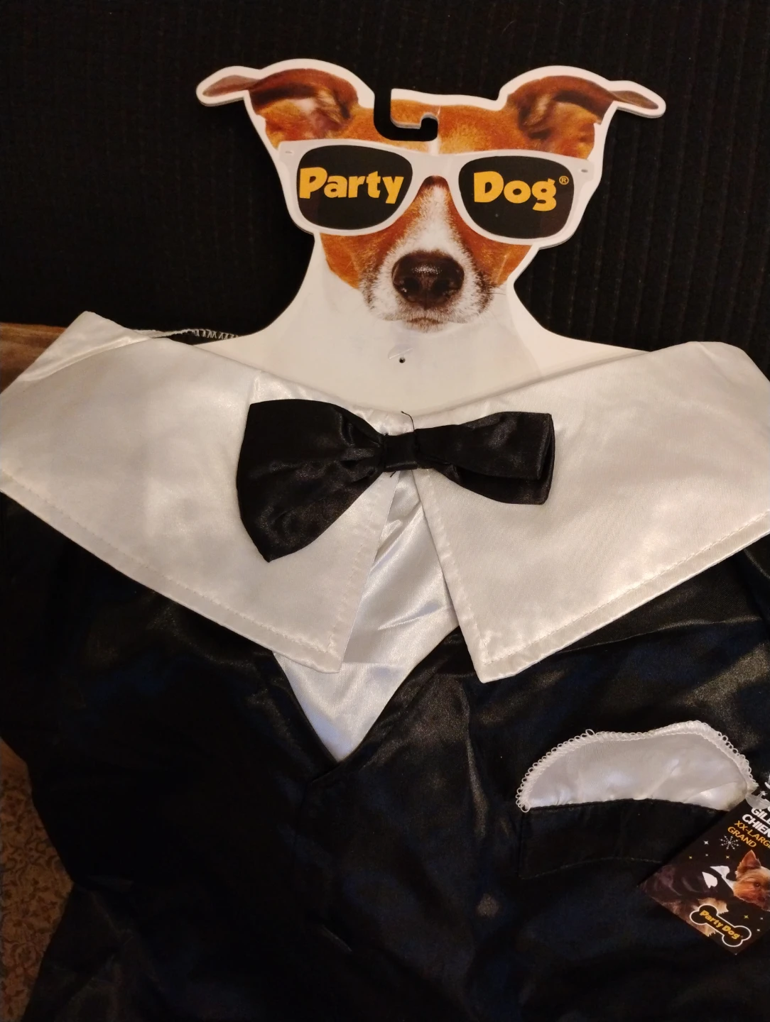 Party Dog Tuxedo Vest - Size XX-Large - photo 2