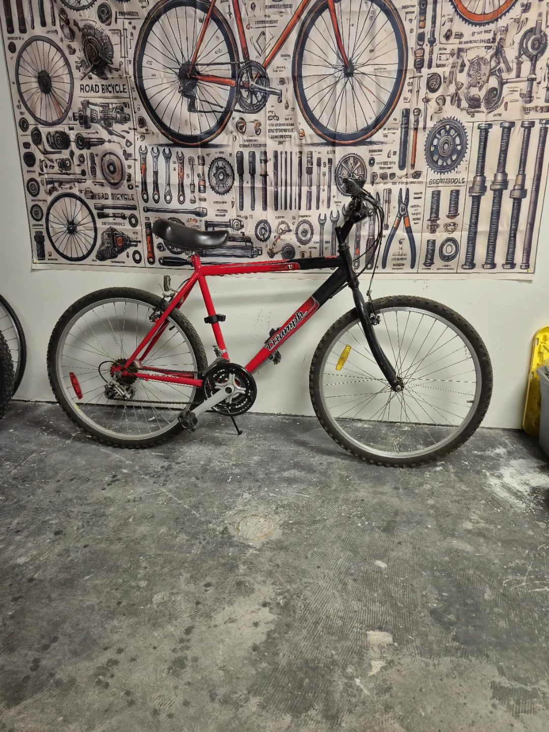 Triumph Mountain Bike - Red & Black - photo 5