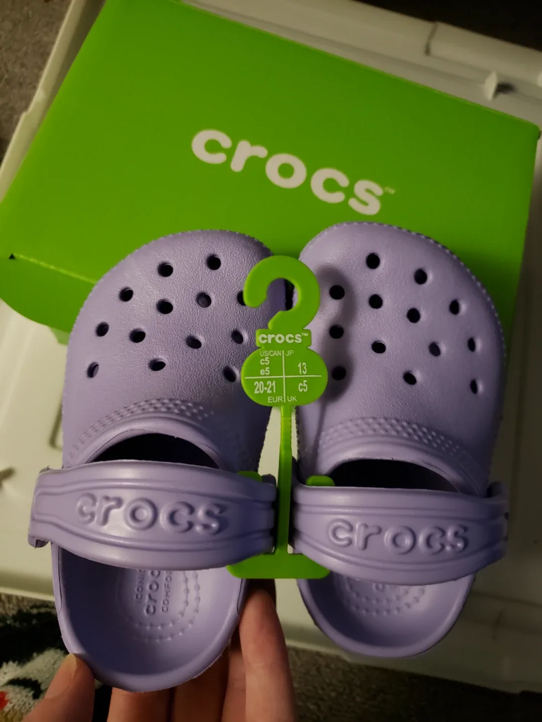 New Crocs C5 Kids Purple - Never Work