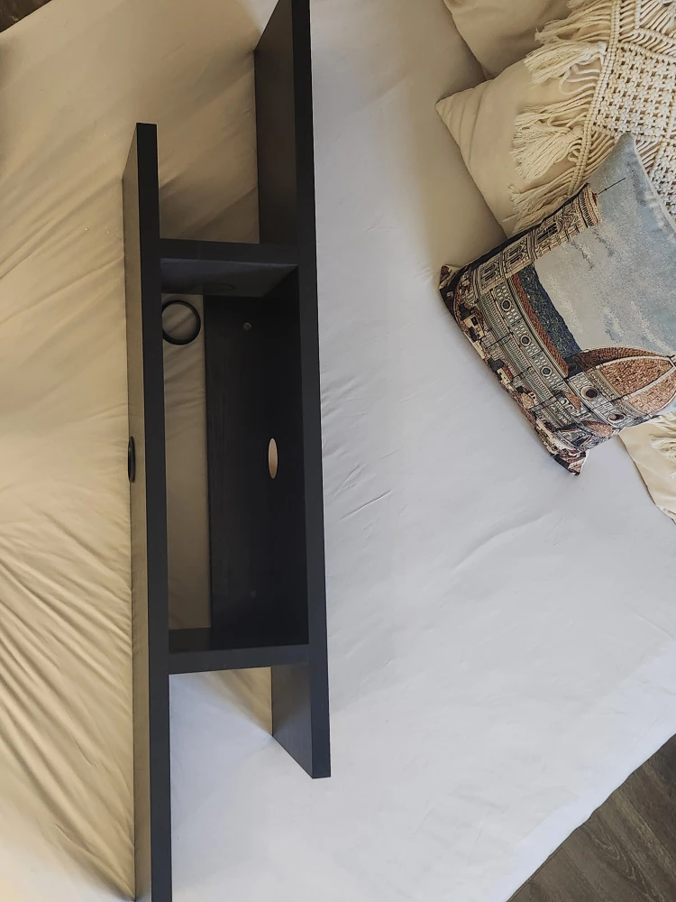 Floating Black Wall Shelf