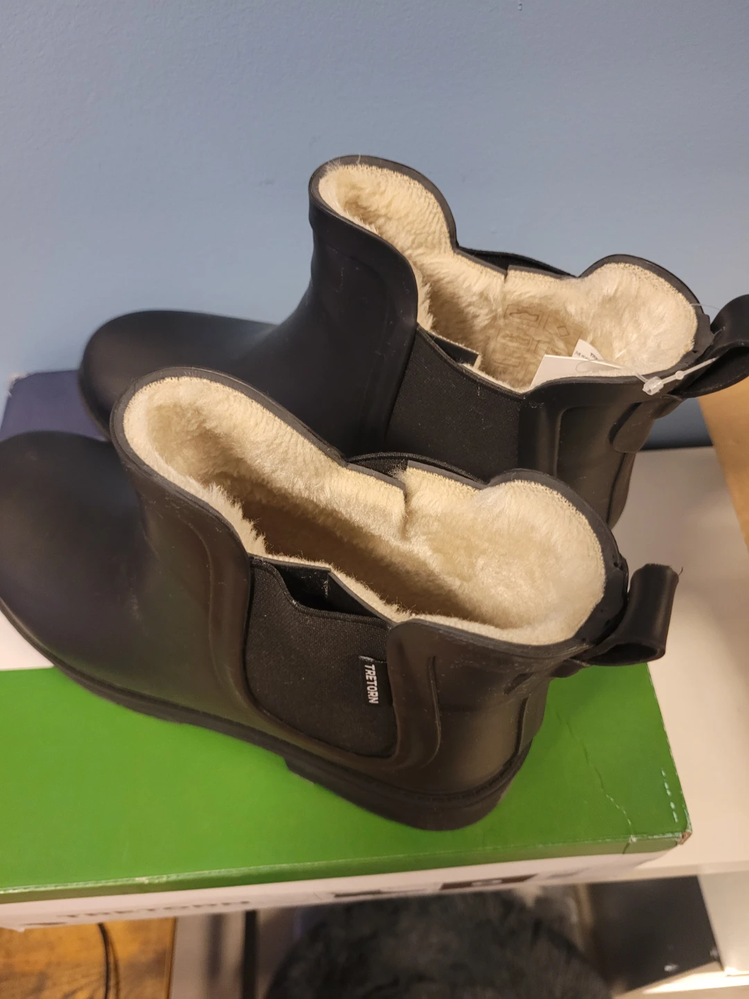 TRETORN Women's Black Rubber Boots (Size 9) - NEW!!! - photo 3