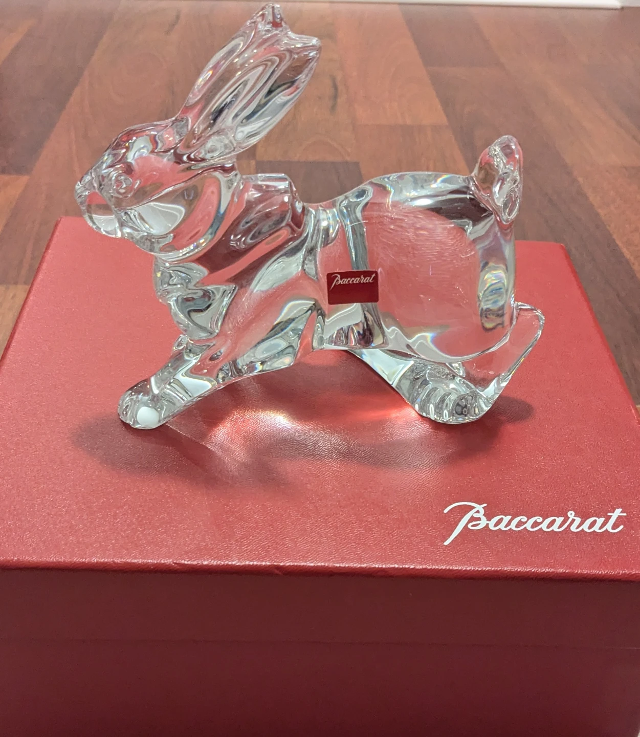 Baccarat Crystal Rabbit Figurine with Box - photo 2
