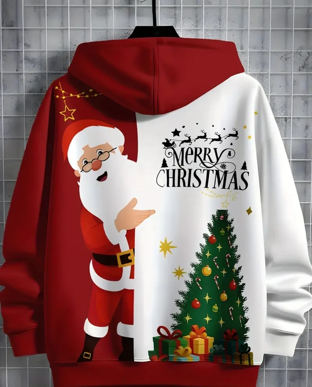 Merry Christmas Santa Claus Hoodie only