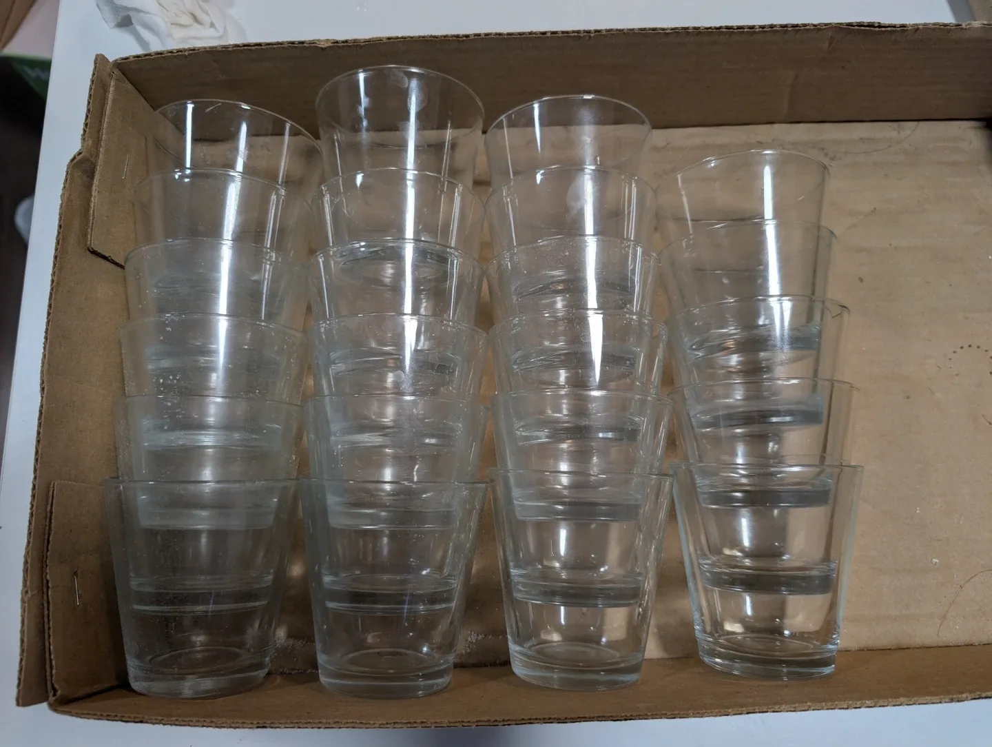 Small Clear Glass Cups