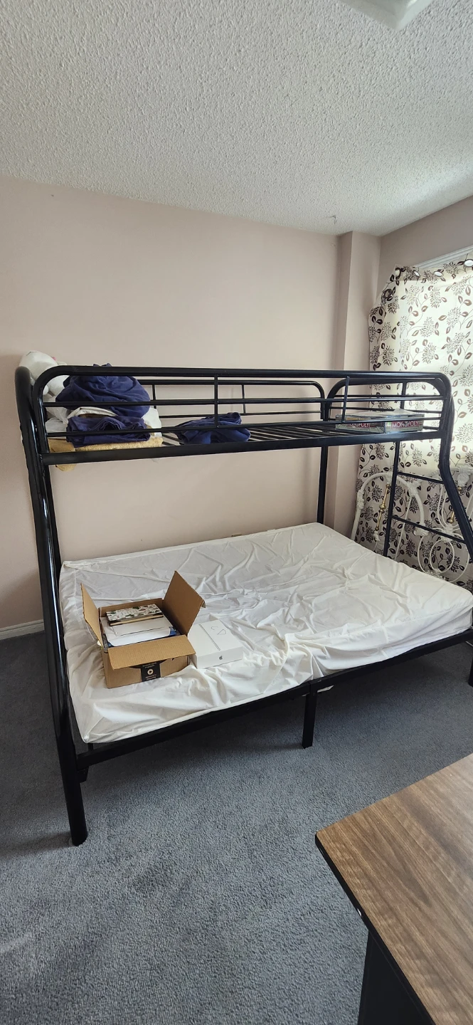 Black Metal Bunk Bed Frame