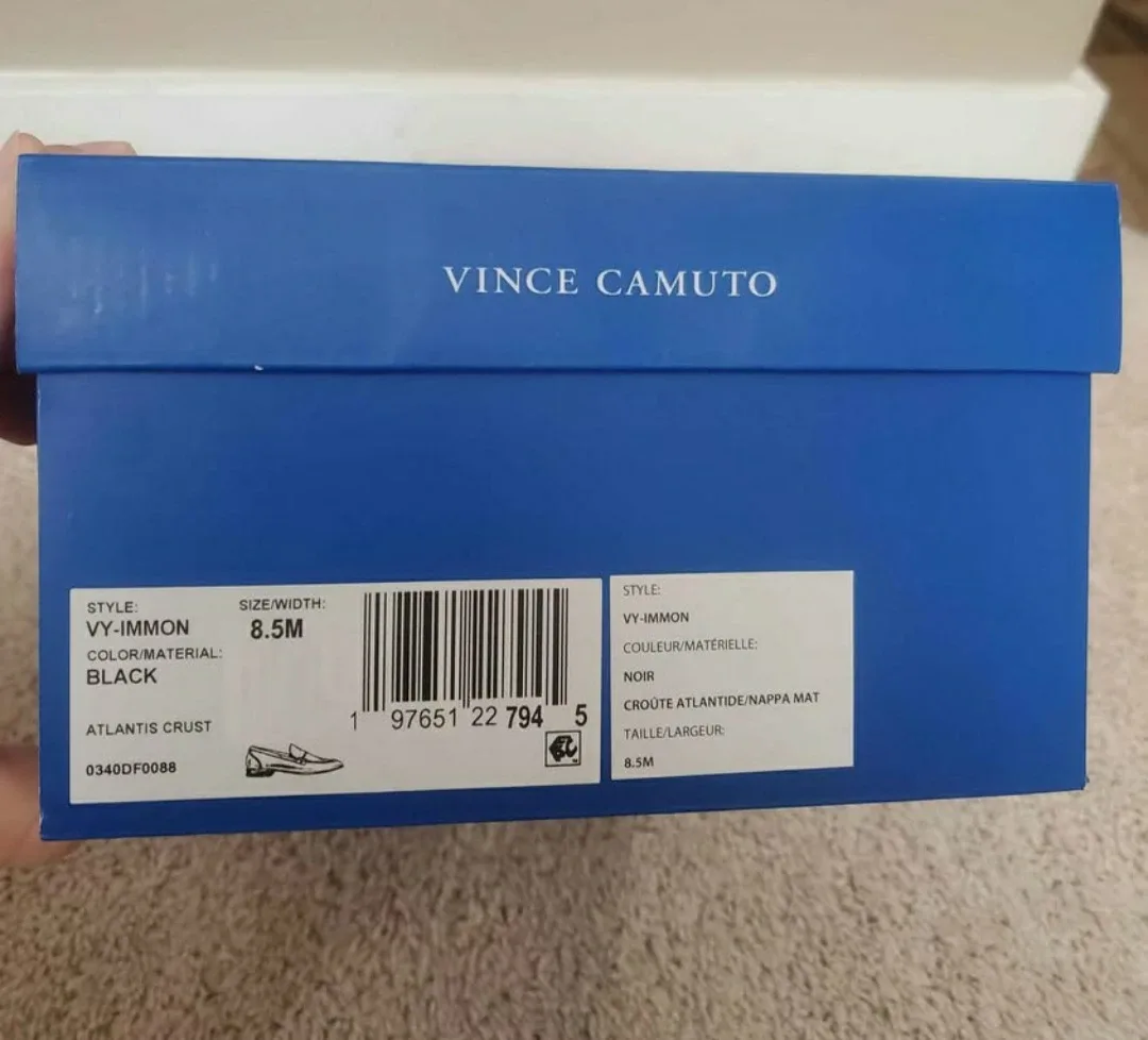 Vince Camuto VY-IMMON Black Loafers - Size 8.5M image indicator(6)