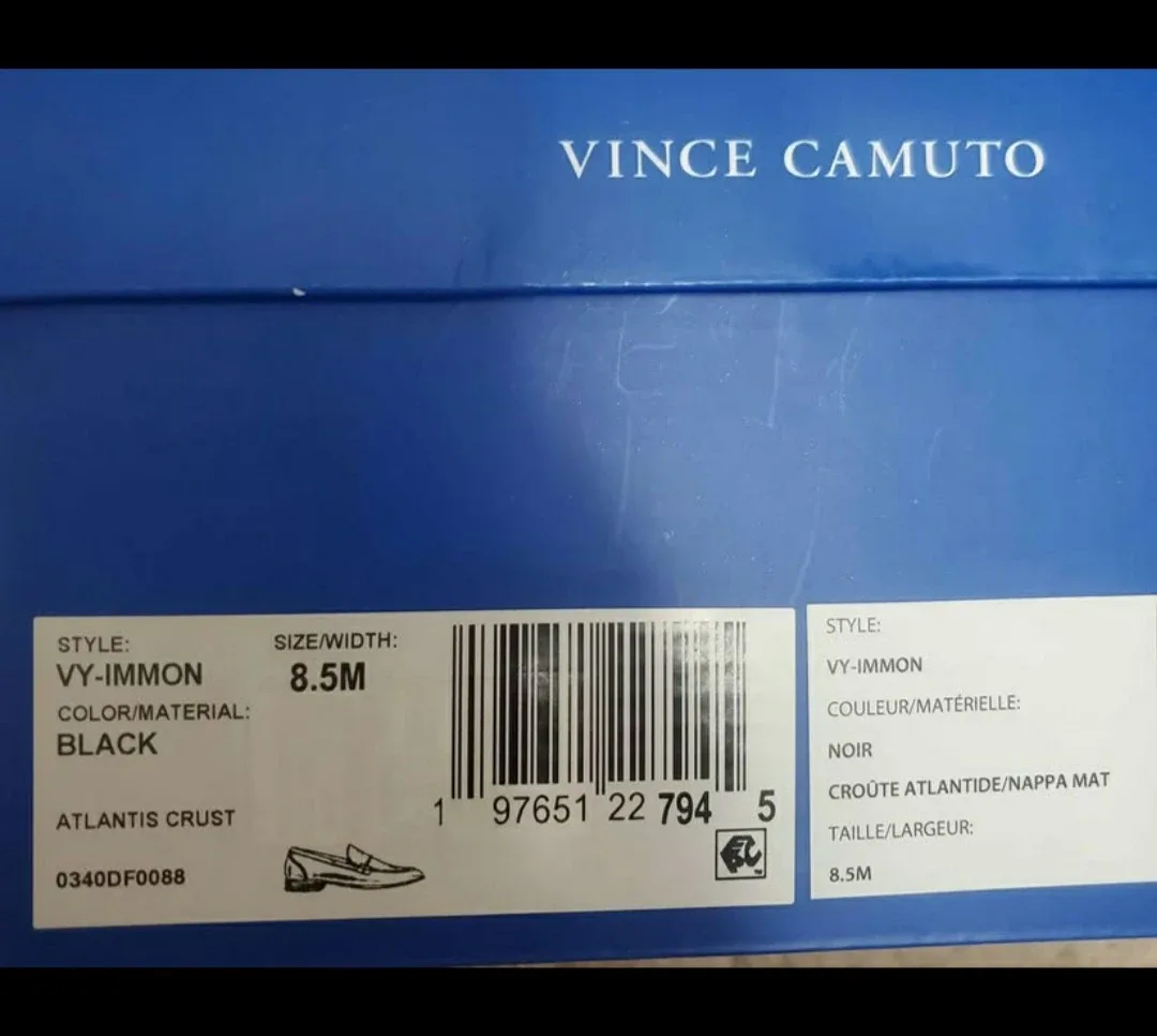 Vince Camuto VY-IMMON Black Loafers - Size 8.5M image indicator(7)