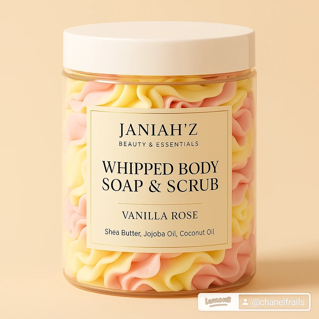 Janiah'z Whipped Body Soap & Scrub