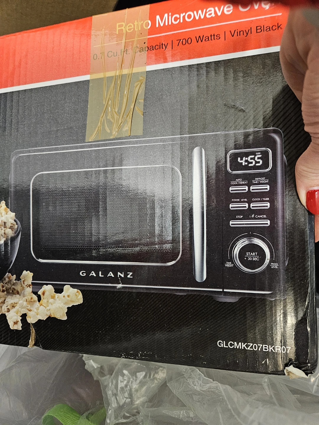 Galanz Retro Microwave Oven - Vinyl Black - photo 4