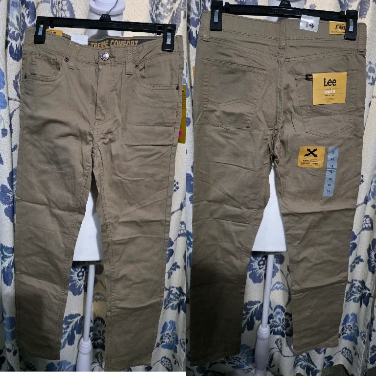 Boys Lee Extreme Comfort Straight Fit Pants - Size 14