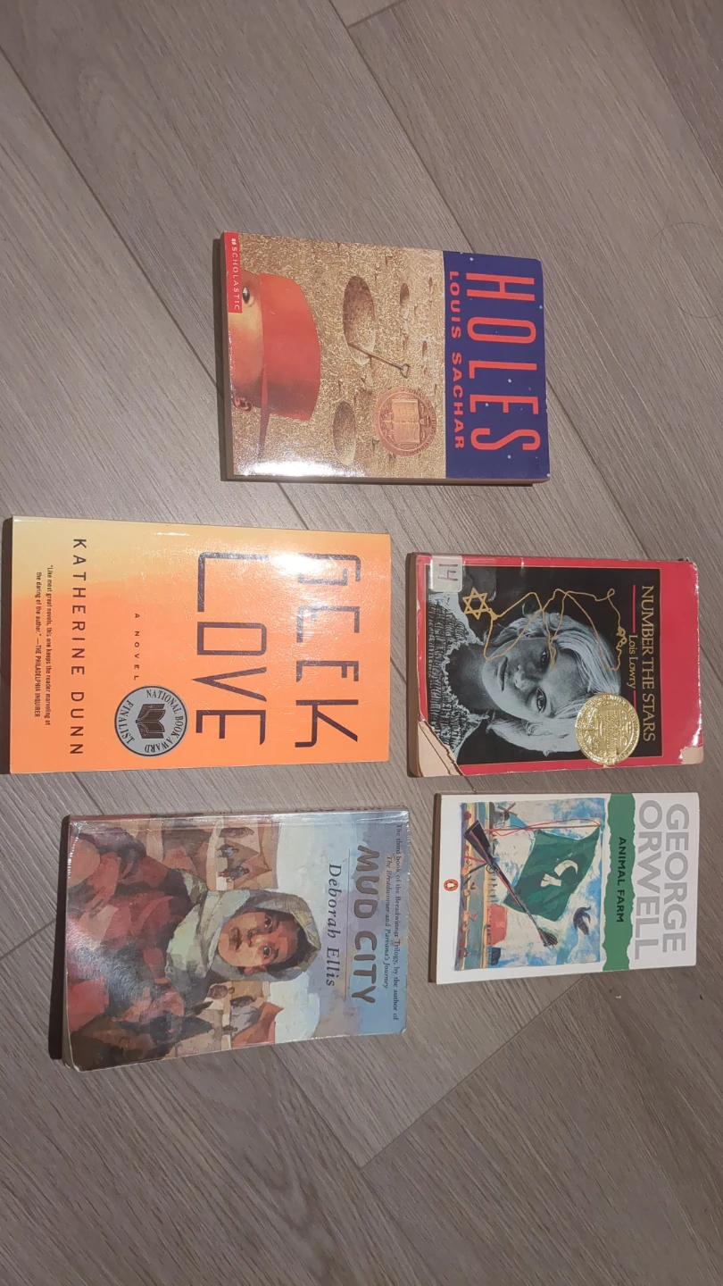 Random selection of books