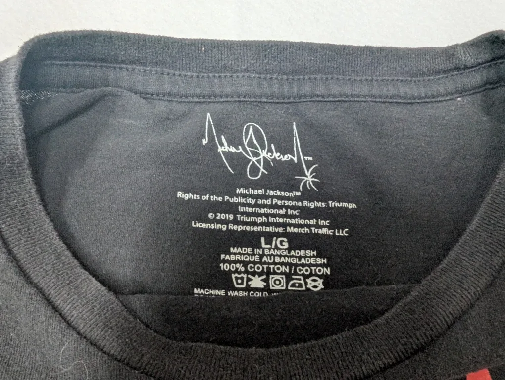 Michael Jackson Thriller T-Shirt - Size L image indicator(2)