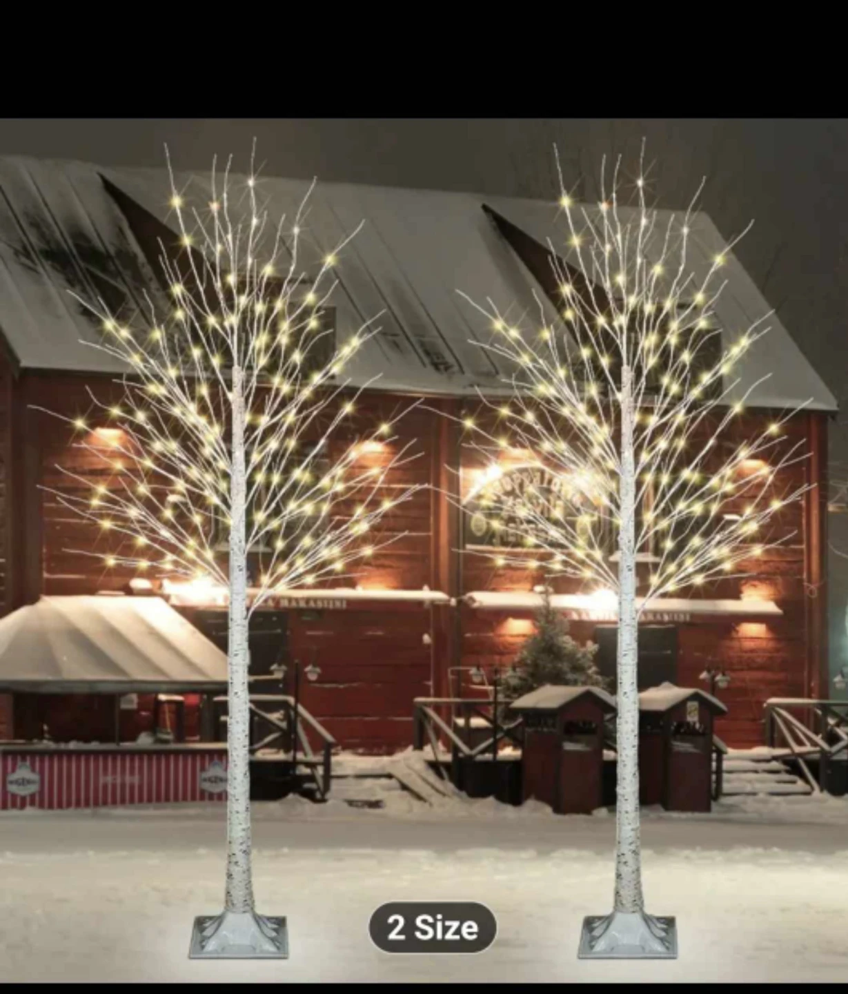 LED Birch Tree - Indoor/Outdoor Decor