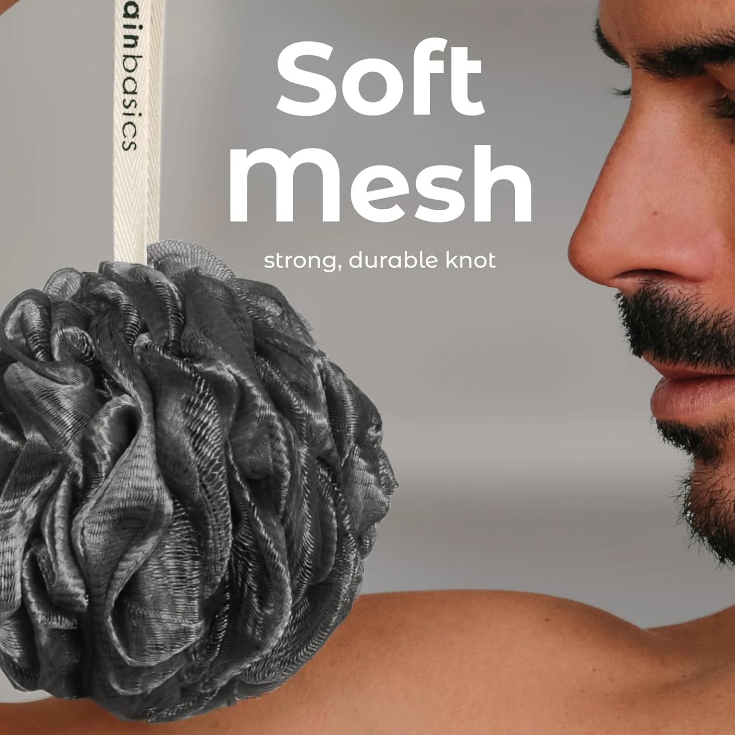 MainBasics Bath Shower Loofah Sponge Pouf Body Scrubber - photo 3