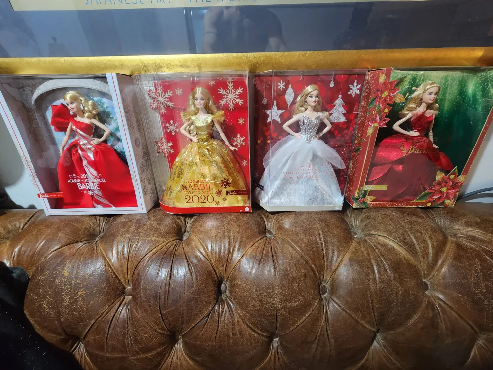 Holiday Barbie Dolls - 2019, 2020, 2021, 2022