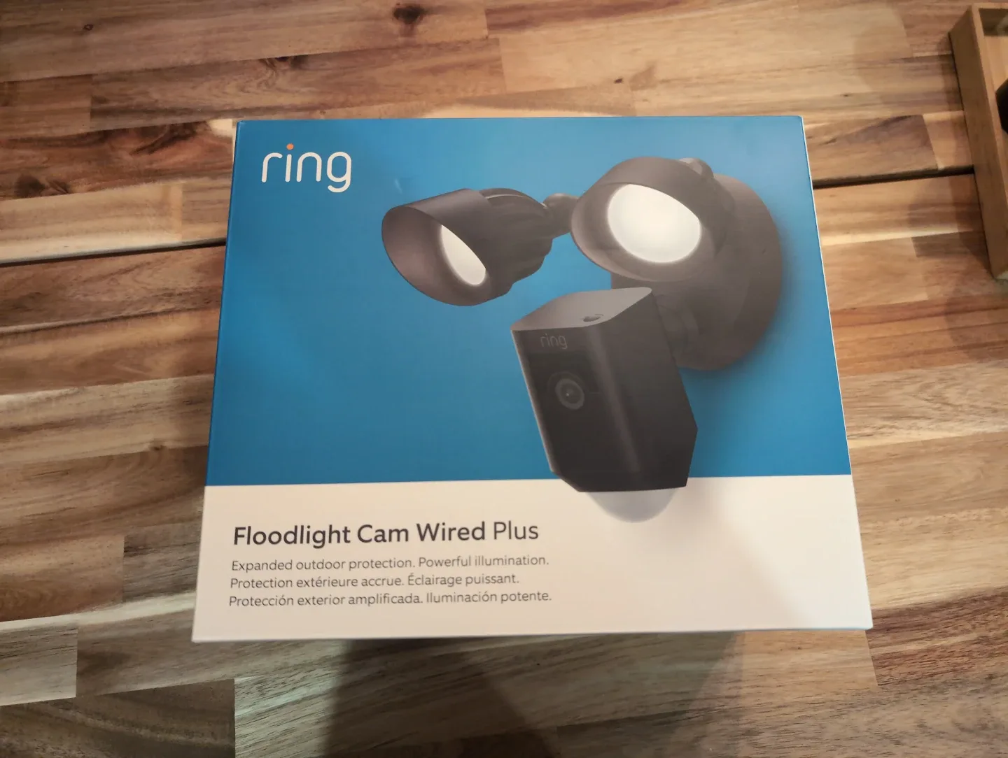 Ring Floodlight Cam Wired Plus - New in Box, never installed