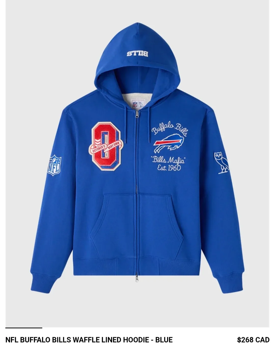 OVO NFL Buffalo Bills Hoodie & Sweatpants - Blue