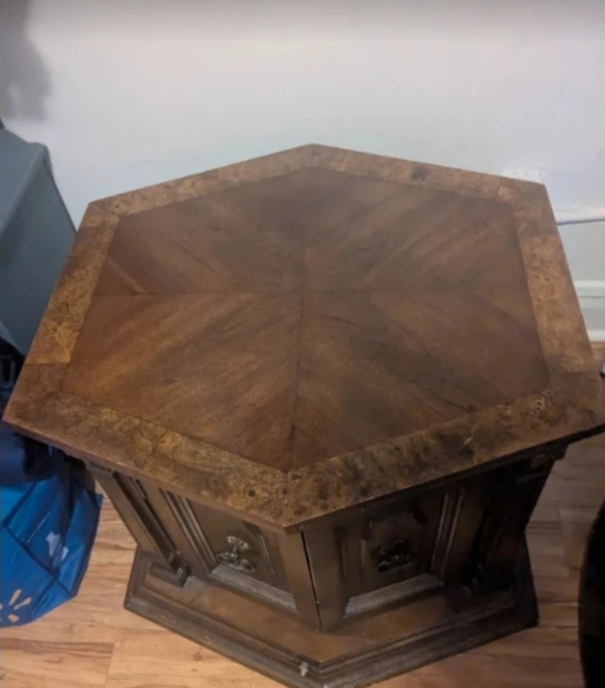 Vintage Wooden Corner Cabinet - photo 3