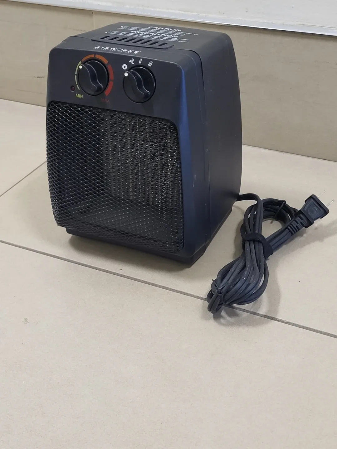 AirWorks Portable Ceramic Room Heater  (Model GH2700C