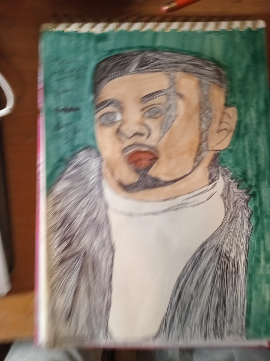 RAUW ALEJANDRO DRAWING ILLUSTRATION BY CUSTOM ARTIST SHERWIN - photo 5