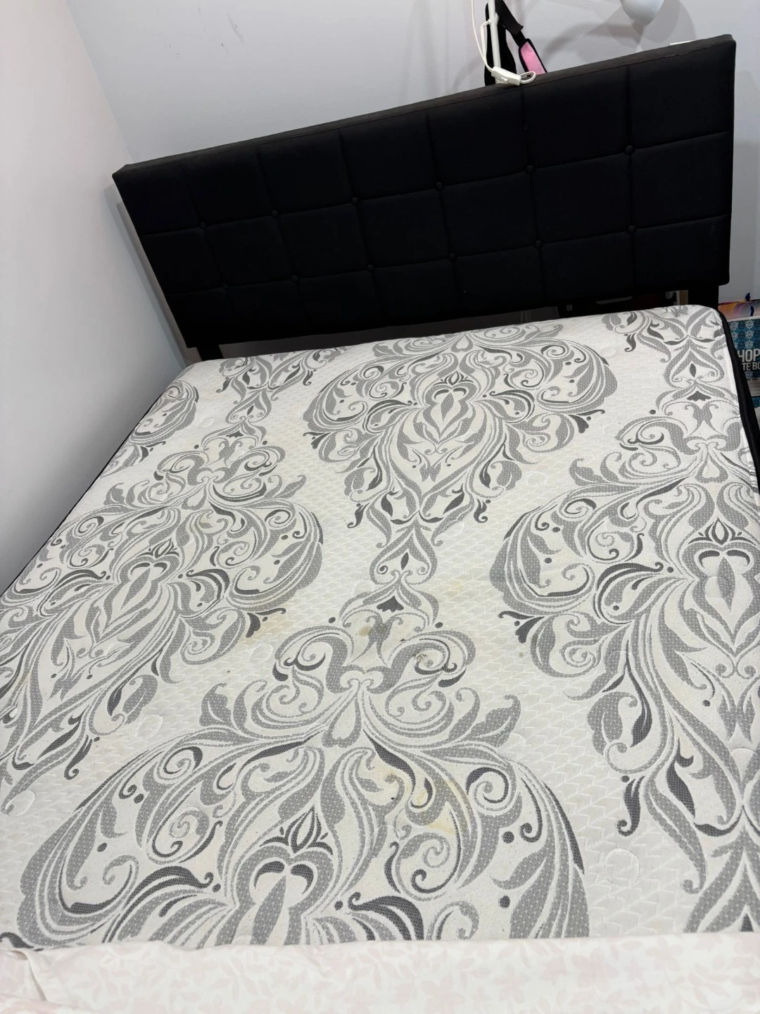 Queen Size Bed Frame and Mattress