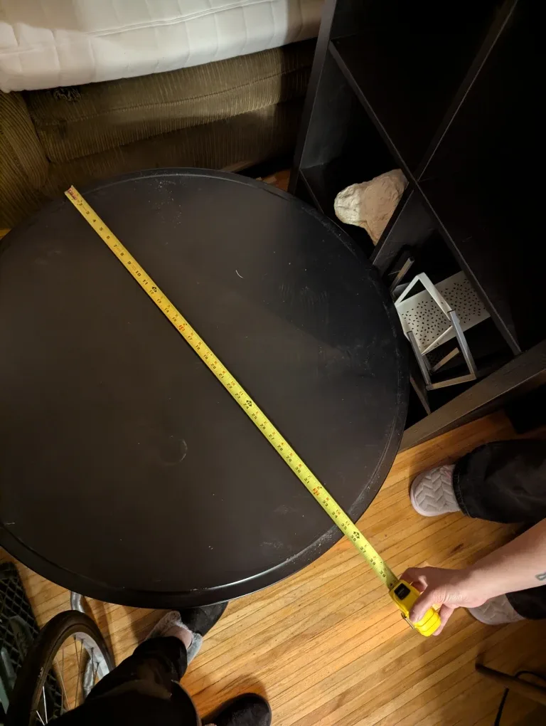 Round Black Side Table image indicator(2)