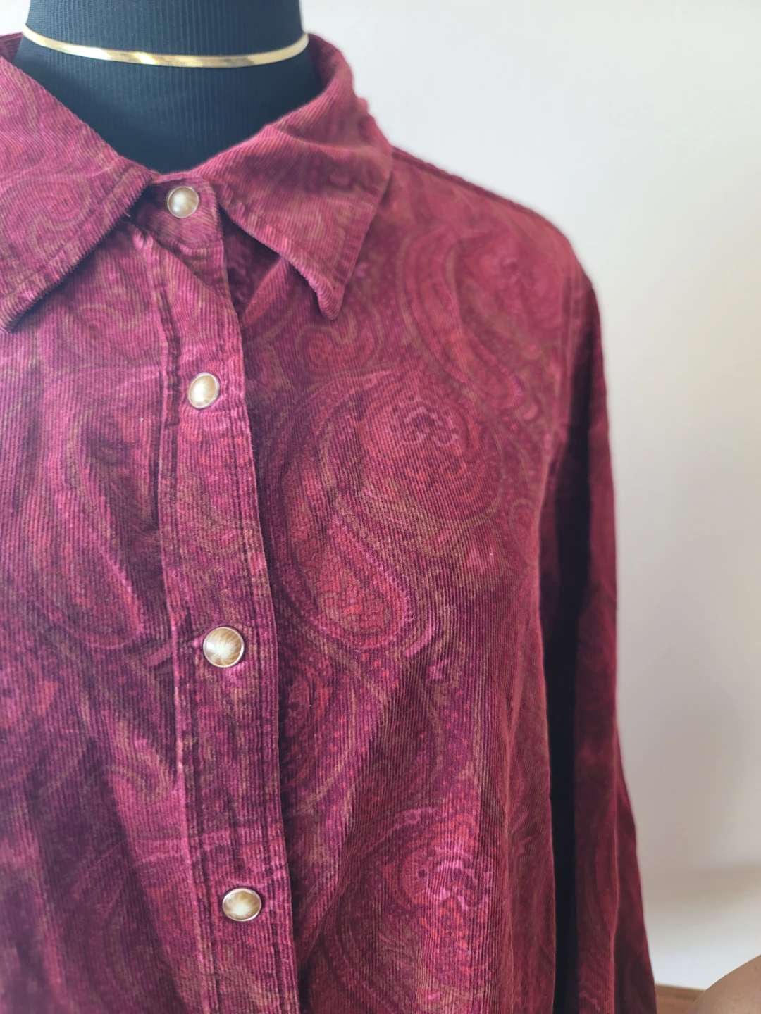 St. John's Bay Corduroy Button-Up Shirt - XL - photo 4