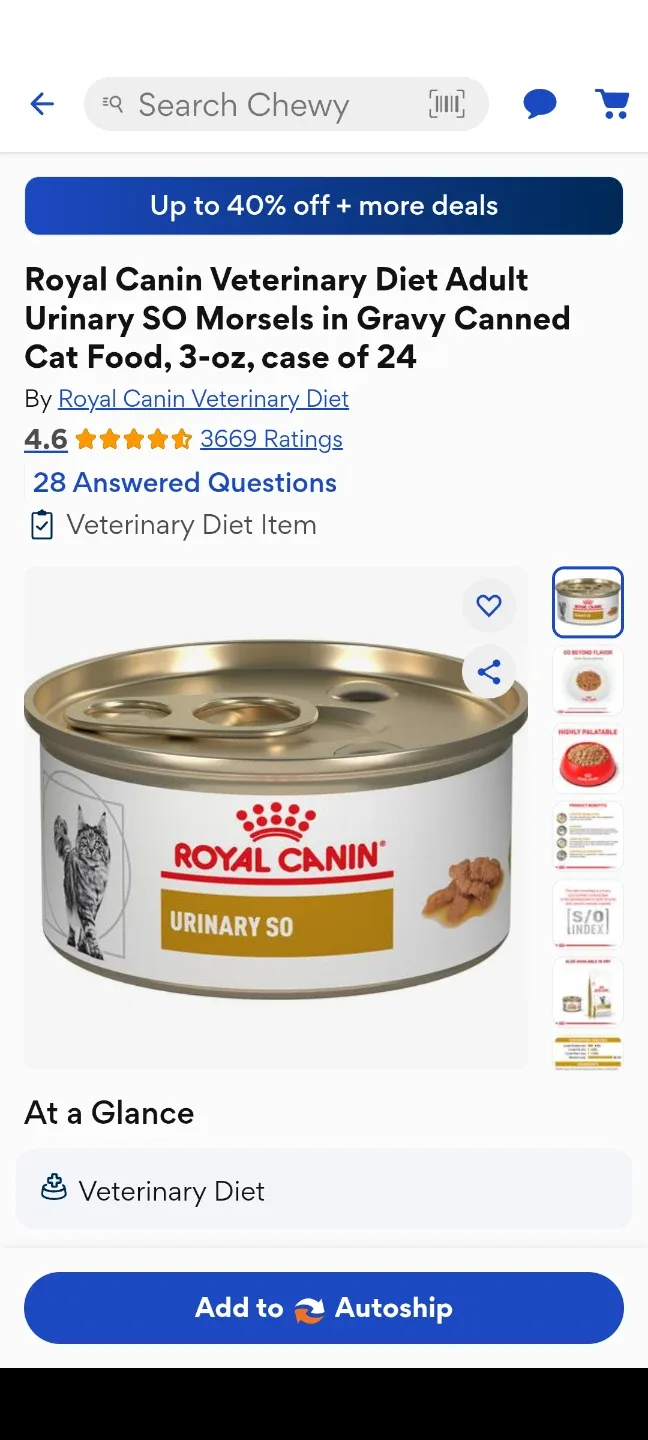 Royal Canin Urinary SO Morsels Cat Food (24 cans) #Cleanout