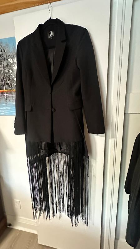 Long blazer with tassel -formal wear - photo 4