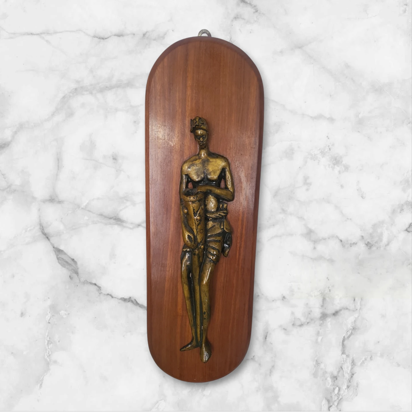 Vintage Wood & Bronze Wall Art - photo 3