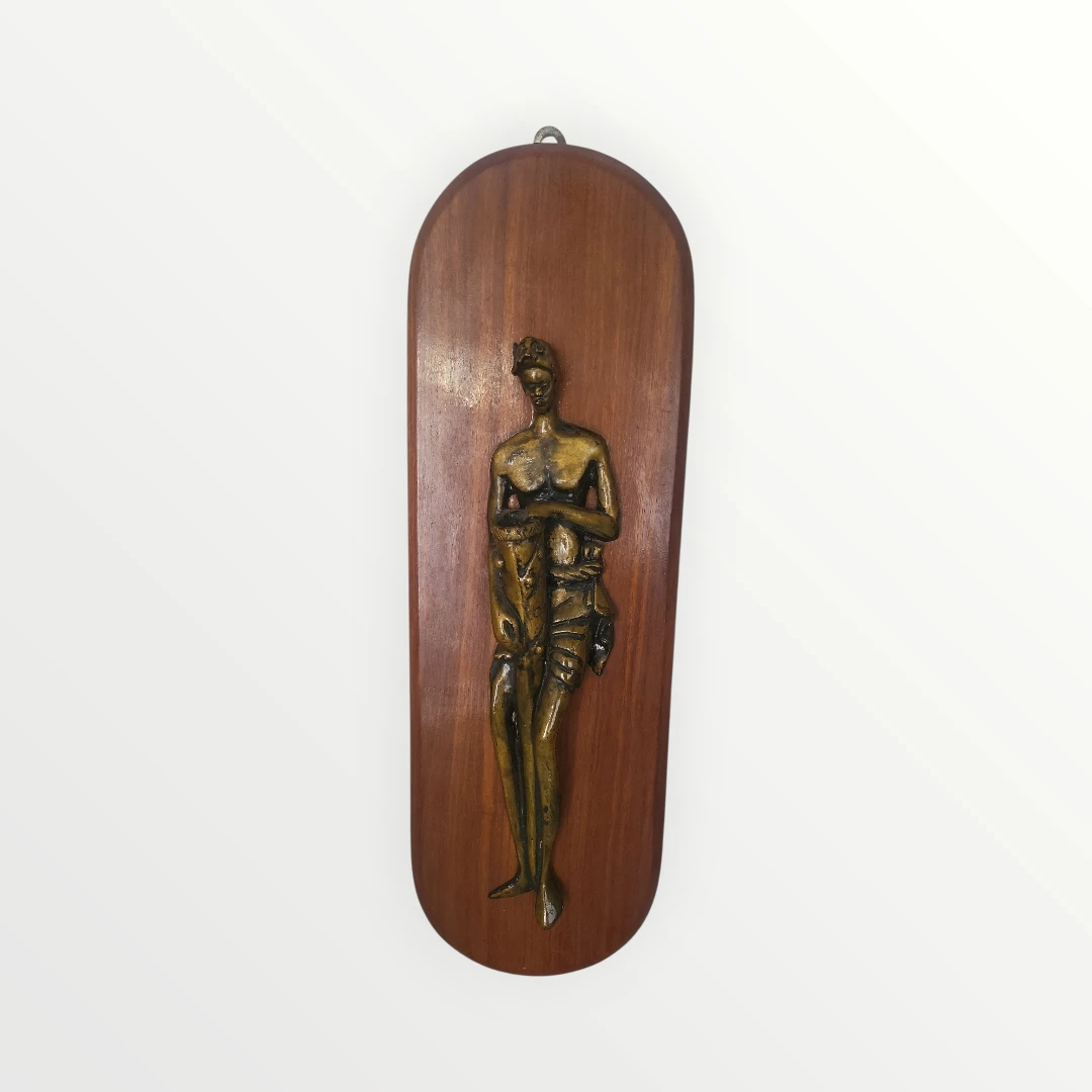 Vintage Wood & Bronze Wall Art - photo 5