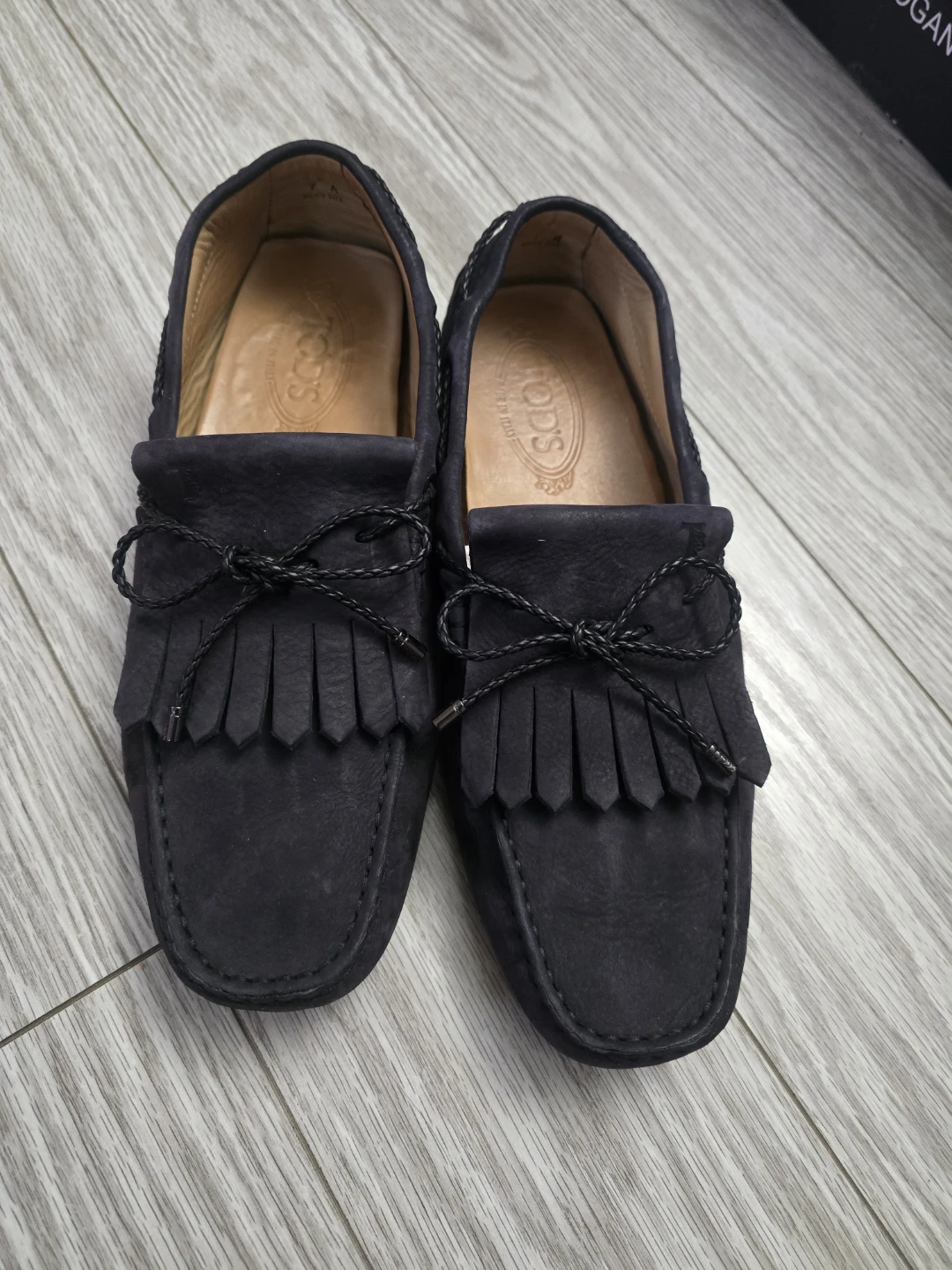 Tod's Black Suede Loafers