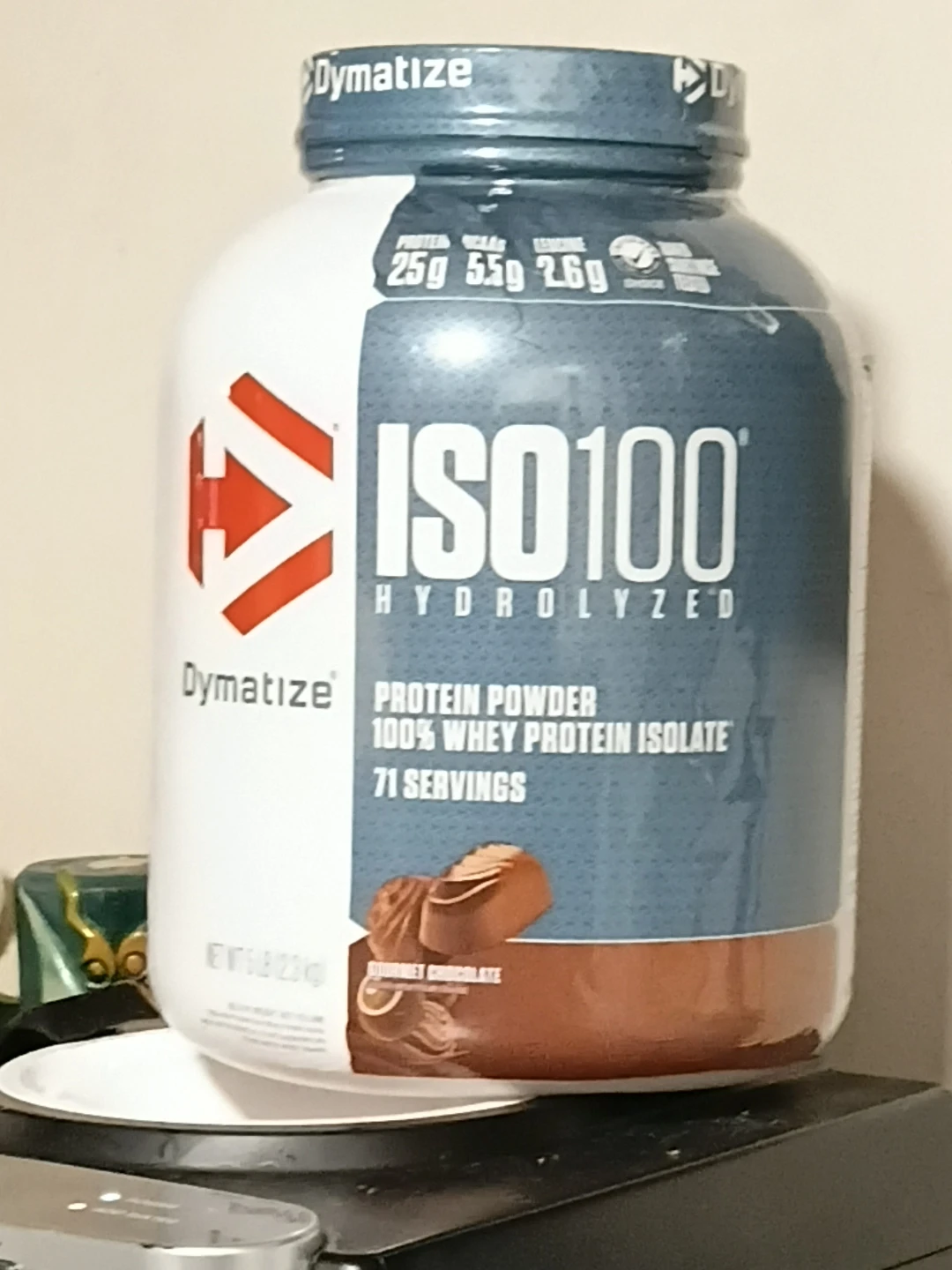 Dymatize ISO100 Hydrolyzed Gourmet Chocolate Protein Powder