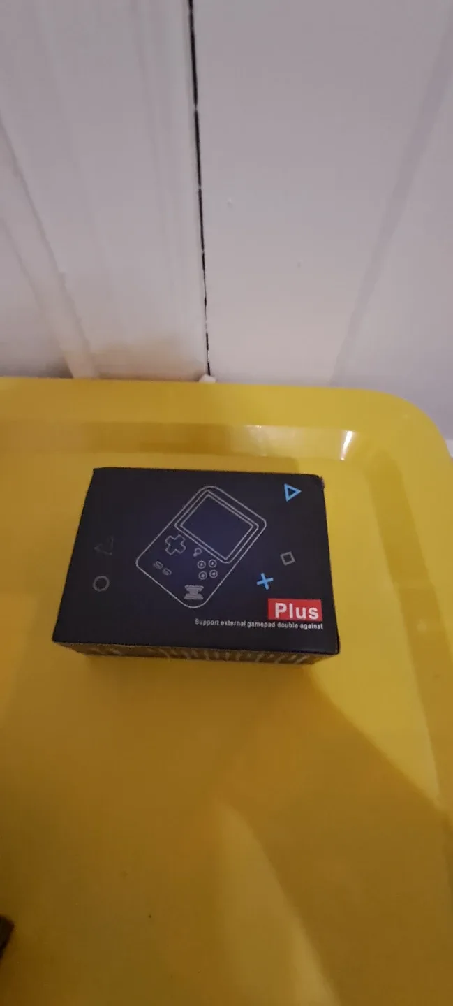 New Yellow Retro Handheld Game Console